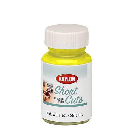 Krylon Interior Paint, Gloss, Sun Yellow, 1 oz KSCB008